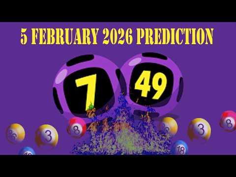 05 FEBRUARY 2026 RUSSIA GOSLOTO 7/49 TOP PREDICTION!