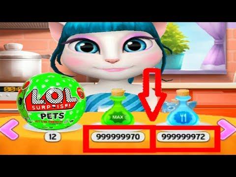 Моя Говорящая Анджела новое платье с куклами ЛОЛ LOL Surprise  мультик  для детей #УШАСТИК KIDS