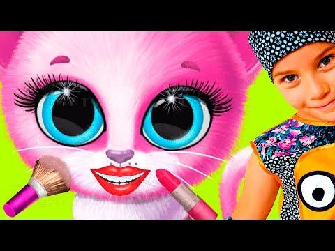 СМЕШНОЕ ВИДЕО ДЛЯ ДЕТЕЙ Новый игровой мультик САЛОН КРАСОТЫ ДЛЯ ЖИВОТНЫХ детская игра TutoTOONS