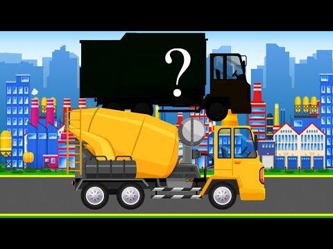 Мультик про Машинки.  Перепутали машинки - Силуэты.  Мультфильм для детей Wrong Cars
