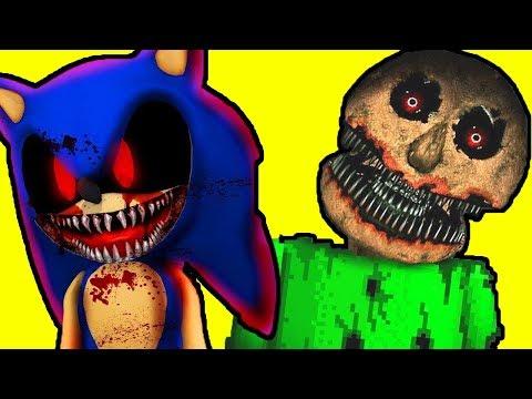 ЧТО БУДЕТ ЕСЛИ БАЛДИ СОНИК АНИМАТРОНИК FNAF Майнкрафт Виртуальная реальность Baldi Мультик Дети