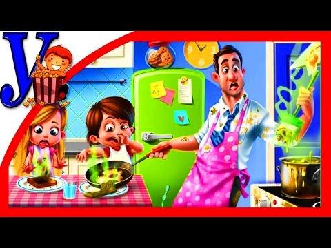 ПОМОГИИИТЕ!!! Бедный ПАПОЧКА и Домашние ОБЯЗАННОСТИ #154 Мультик ИГРА для детей