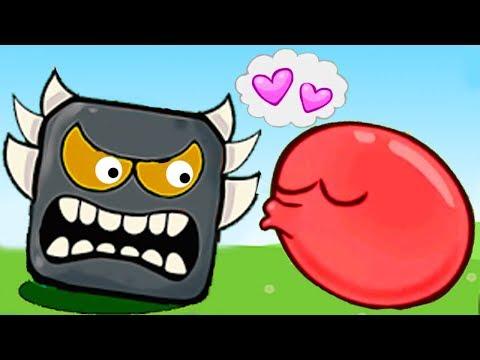 Несносный Красный Шарик - Смотреть ИГРУ как МУЛЬТИК - Red Ball 4 для детей малышей