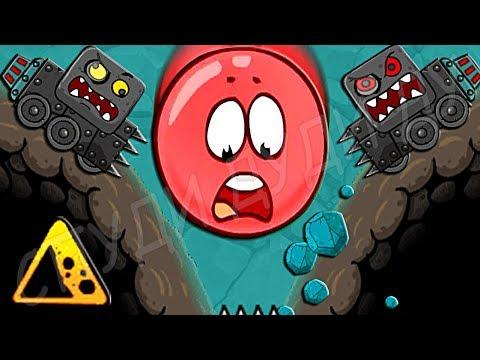 НОВЫЕ МОНСТРЫ ИЗ МАИНКРАФТ КРАСНЫЙ ШАРИК 4 - ПОДЗЕМНЫЕ ХОДЫ мультик игра для детей шар RED BALL 4