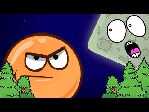 Несносный Красный Шарик - Смотреть ИГРУ как МУЛЬТИК - Red Ball 4 для детей малышей