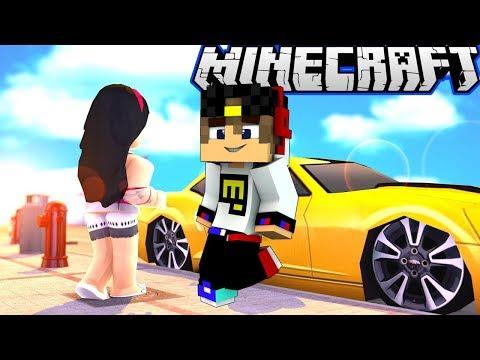 Майнкрафт Выживание Подарил Машину Девушке Майнкрафт ПЕ Minecraft PE #для детей #мультик игра и Дети