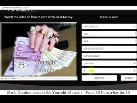 Youvelir Money ОТ 30 EURO В ДЕНЬ ЗА 10 МИНУТ РАБОТЫ