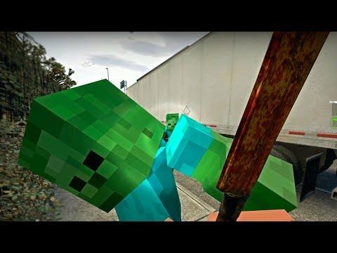 ЗОМБИ АТАКУЮТ В РЕАЛЬНОЙ ЖИЗНИ В МАЙНКРАФТ ТРОЛЛИНГ ! НУБИК В MINECRAFT МУЛЬТИК LEFT 4 DEAD 2