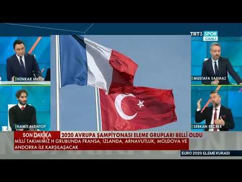 EURO 2020 Kuraları Fransa,İzlanda,Arnavutluk,Türkiye 2 Aralık 2018