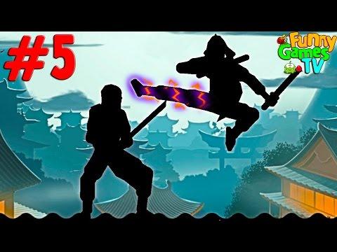 Новый мультик для детей бои с тенью игра Shadow Fight 2 от Funny Games TV