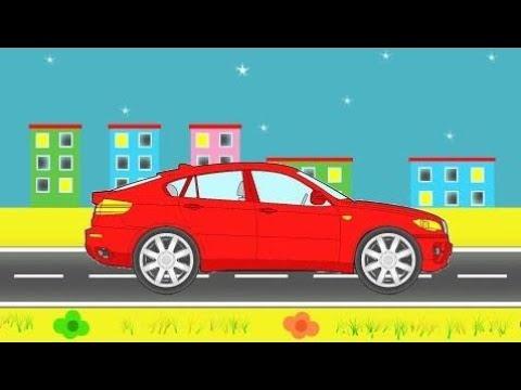 Мультфильм. Машинка Бмв. Учим Цвета. Развивающий Мультик Для Детей.