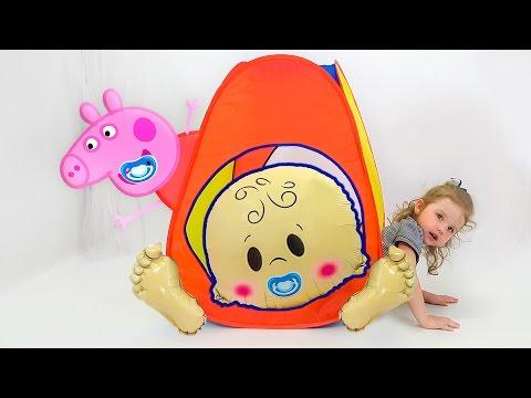 Свинка Пеппа ТОЛСТЫЙ Малыш и Вредная еда Видео для детей Мультик Bad Baby Coca Cola Peppa Pig Toys