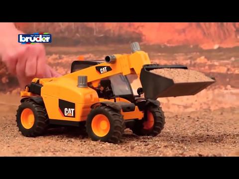 Working machines for children. Cartoon machine. Developing cartoon