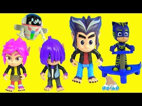 PJ MASKS Новые #Герои в Масках! Видео для детей #Мультик с игрушками! Робот спасает друзей!