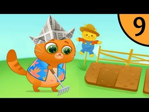 Суровый КОТИК БУБУ #9. Сад и огород. Мультик ИГРА про котят на Игрули TV