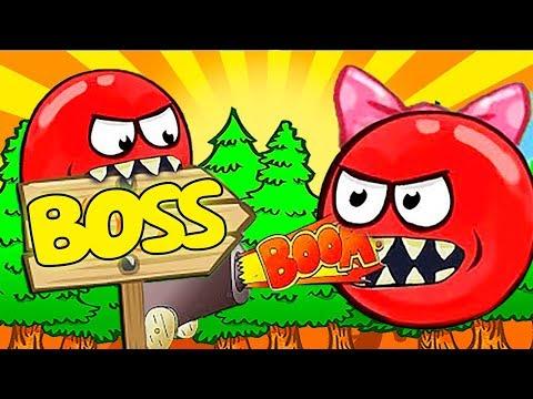 RED BALL 4 - КРАСНЫЙ ШАРИК 4 битва ПРОТИВ БОССОВ и ЗЛОДЕЕВ мультик игра для детей летсплей #30