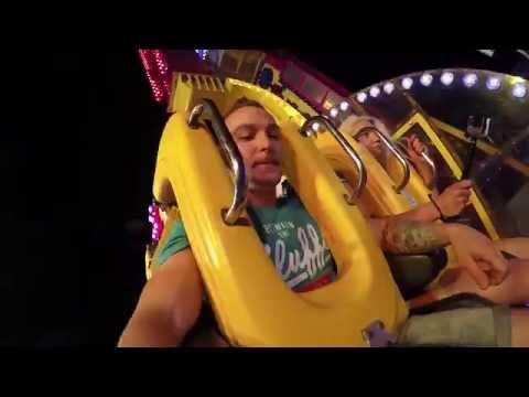 Бустер в лунапарке Будвы, Черногория. Август 2016.