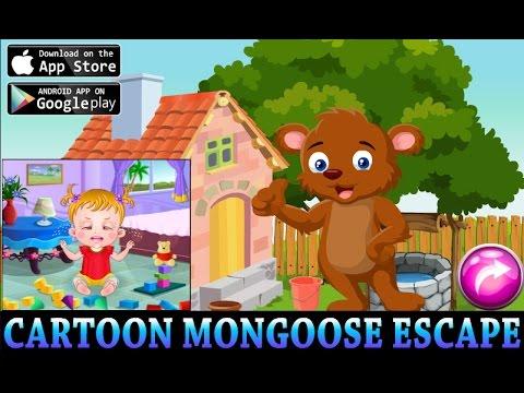Games4King - Cartoon Mongoose Escape Walkthrough 2017