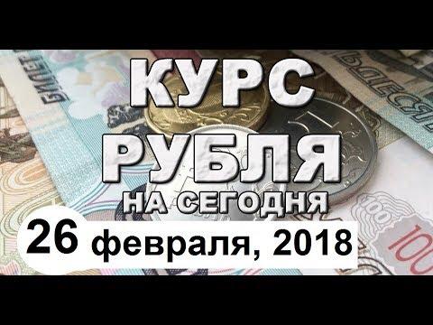 Курс доллара прогноз Курс Рубля прогноз на 26 февраля, 2018 г. (доллар-рубль, Нефть)
