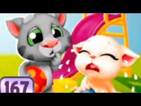 ГОВОРЯЩАЯ АНДЖЕЛА собирается на ДИСКО #64 мультик игра для детей ТОМ и АНЖЕЛА видео для малышей
