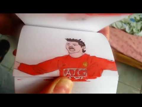 Копия видео "футбол на бумаге"