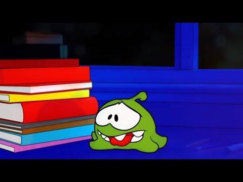 Раскраска с Ам Нямом - Учим цвета! - Хэллоуин (мультик 17) - Страшные мультфильмы про Хеллоуин