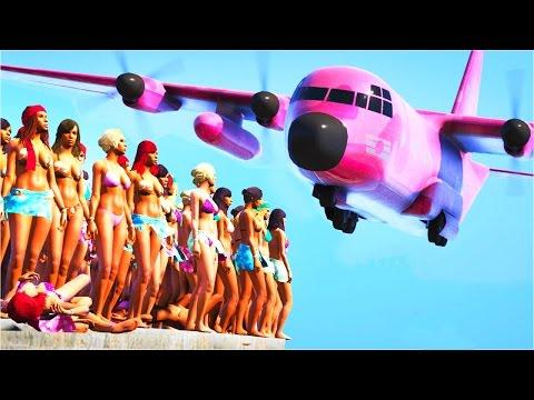 Gta 5 приколы, смешные моменты, трюки, удачные моменты #57