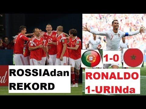 C.RONALDO GOLI, 2-TUR NATIJALARI VA ROSSIA REKORDI