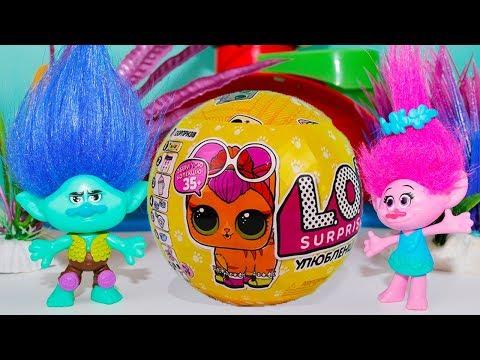 Лол Питомцы  LoL Pets Surprise Series 3 Puppy Видео для детей Мультик про Сюрпризы ЛОЛ + Тролли