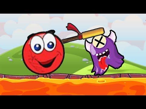 Красный Шарик - Смотреть ИГРУ как МУЛЬТИК - Red Ball - для детей малышей