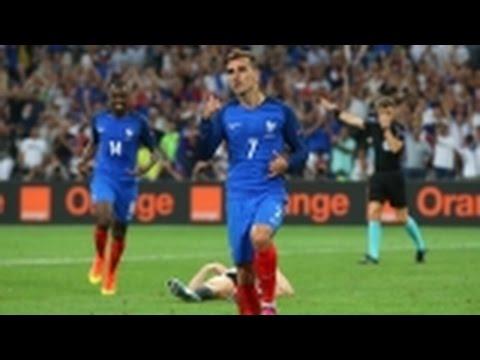 1/2 финала Евро2016. Германия - Франция. Голы и лучшие моменты ( 0 : 2 )