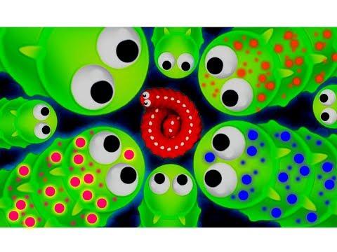 БЕЗУМНЫЙ ЧЕРВЯК! ВОРМАКС  WORMAX IO КЛОН SLITHER IO Мультик ИГРА для детей