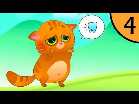 Суровый КОТИК БУБУ #4. У Бубу болит зуб. Мультик ИГРА про котят на Игрули TV
