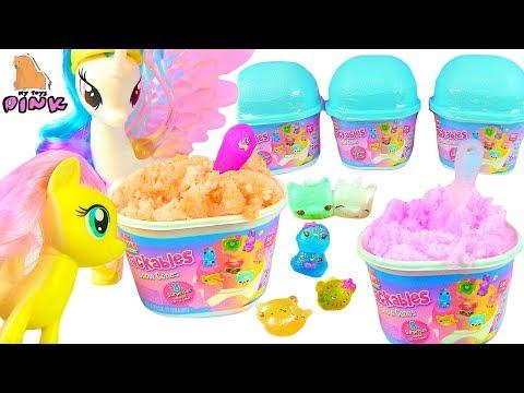 МАЙ ЛИТЛ ПОНИ МУЛЬТИК - #МОРОЖЕНОЕ С СЮРПРИЗАМИ! PONIES TRY ICE CREAM FROM NUM NOMS SNACKABLES