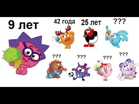 Лютые приколы. Сколько лет каждому смешарику в реальности?