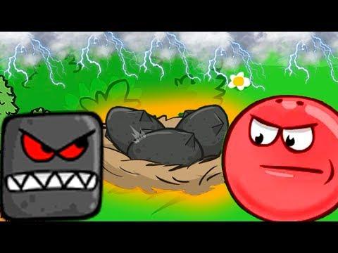 Несносный Красный Шарик - Смотреть ИГРУ как МУЛЬТИК - Red Ball 4 для детей малышей