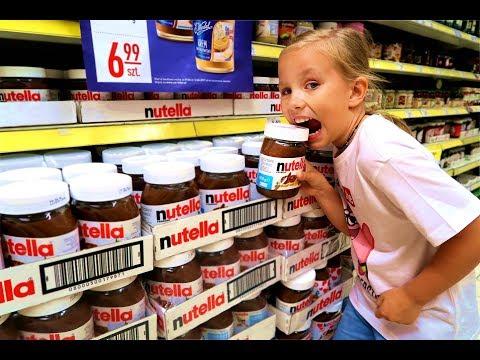 Беременная Мама дала Челлендж Квест в Магазине Угадай Продукты Николь и Алиса Challenge Pregnant Mom