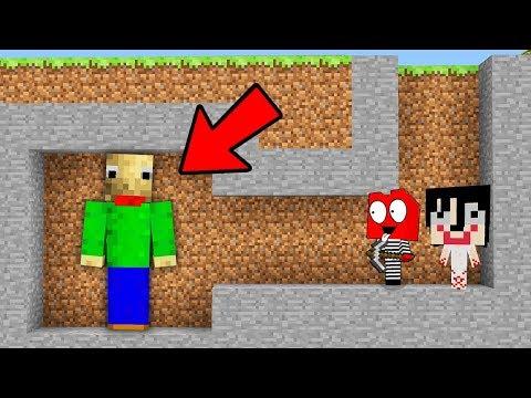 ЖЕЛЕЙНЫЙ МИШКА И МОМО ПРОТИВ БАЛДИ ПОД ЗЕМЛЁЙ В МАЙНКРАФТ ~ МУЛЬТИК MINECRAFT! НУБ В МАЙНКРАФТ