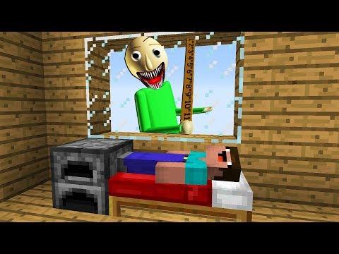НУБ ЗАТРОЛЛЕН Балди в Майнкрафт Нубик играет minecraft троллинг нуба Мультик для детей