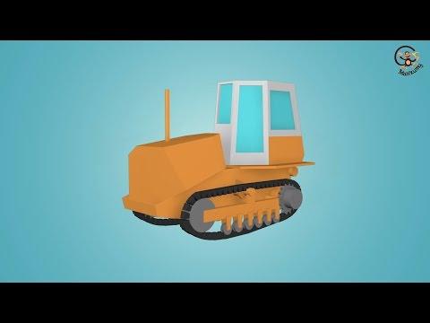 Мультик про машинки. Бульдозер конструктор. МанкитуМульт