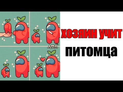 Лютые Приколы. AMONG US - ХОЗЯИН УЧИТ ПИТОМЦА (Угарные Мемы) ОЗВУЧКА БРАТА БЛИЗНЕЦА