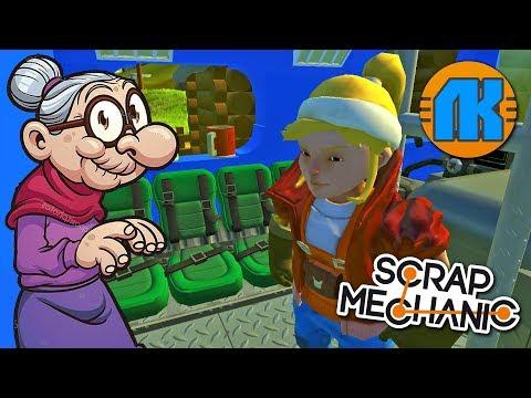 К БАБКЕ ПРИЕХАЛ ИЗМЕРИТЕЛЬ ДЛЯ ПЕРЕНОСА ДОМА !!! МУЛЬТИК в Scrap Mechanic !!!