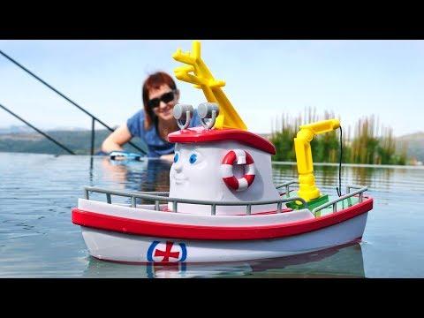 Мультик про кораблик Элаяс. Новые колеса для Тролли.