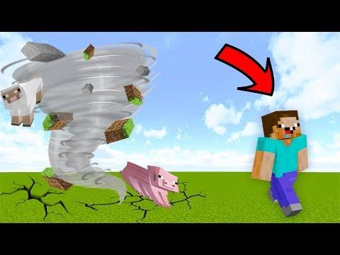 НУБ ПРОТИВ ТОРНАДО В МАЙНКРАФТ! СМЕРЧ АПОКАЛИПСИС! КАК ВЫЖИТЬ В MINECRAFT? ТРОЛЛИНГ ЗАЩИТА МУЛЬТИК