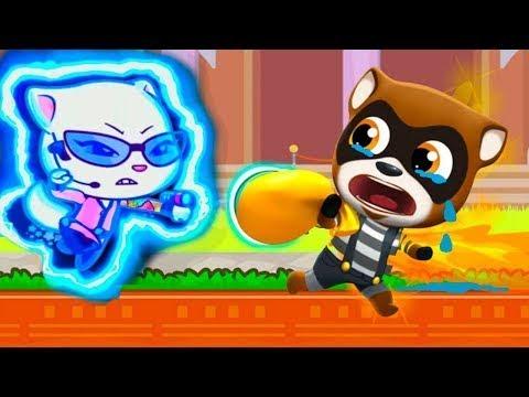 ГОВОРЯЩИЙ ТОМ БЕГ ЗА СЛАДОСТЯМИ ПОЛНОЕ ПРОХОЖДЕНИЕ Мультик игра   Talking Tom Candy Run