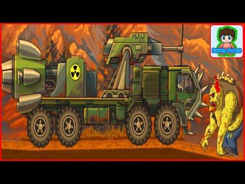 earn to die - игра как мультик - для детей - красная машинка - от Фаника 8
