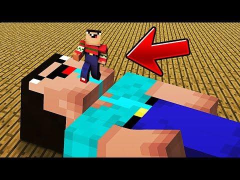 НУБИК ЗАЛЕЗ В ГОЛОВУ К НУБУ В МАЙНКРАФТЕ ! MINECRAFT МУЛЬТИК