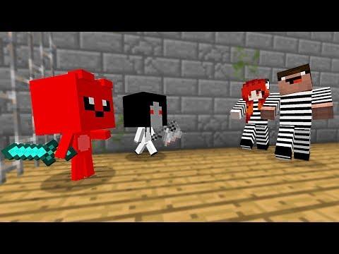 Желейный Мишка И Слендерина Против Девушка Преступник В Майнкрафт ~ Мультик Minecraft ! Медведь Нуб