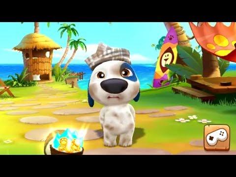 МОЙ ГОВОРЯЩИЙ ХЭНК #3 Говорящий Том и Анджела мультик игра видео для детей # УШАСТИК KIDS