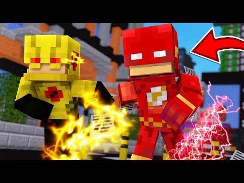 СУПЕРГЕРОИ МАЙНКРАФТ ФЛЭШ В МАЙНКРАФТ СПАСАЕТ ЧЕЛОВЕК ПАУК МАЙНКРАФТ MINECRAFT МУЛЬТИК #мультик майн
